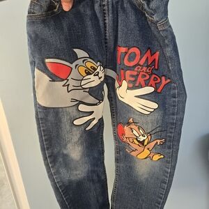Tom and Jerry Blue Jeans